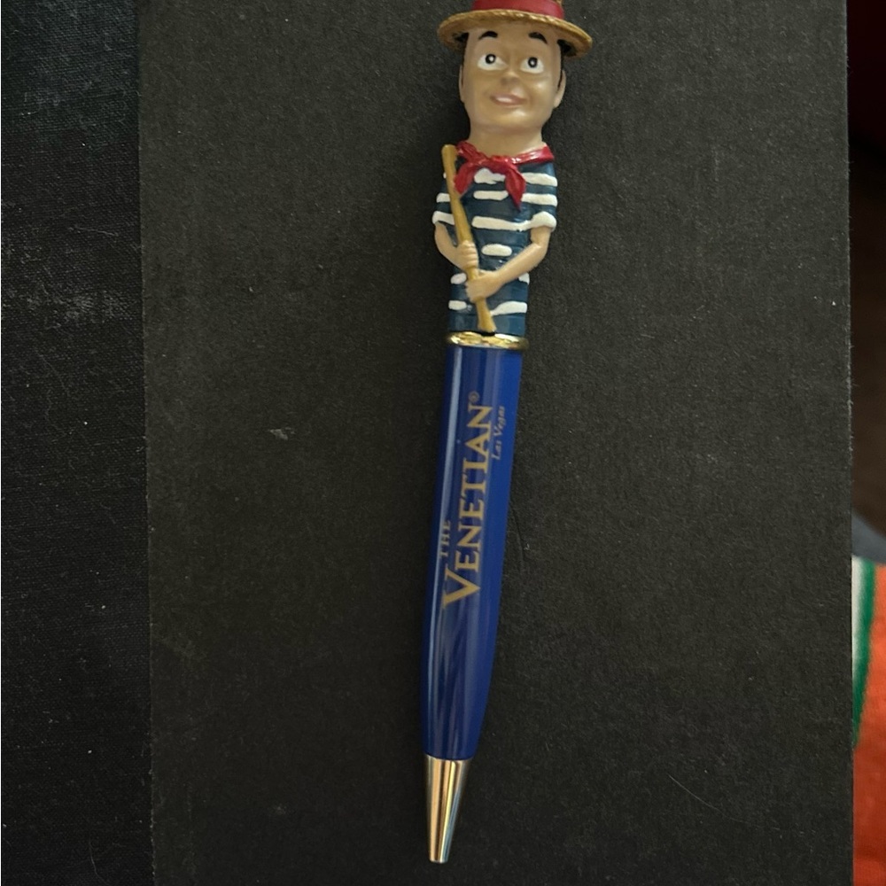 The Venetian Hotel Las Vegas collector pen.  Gondola driver.